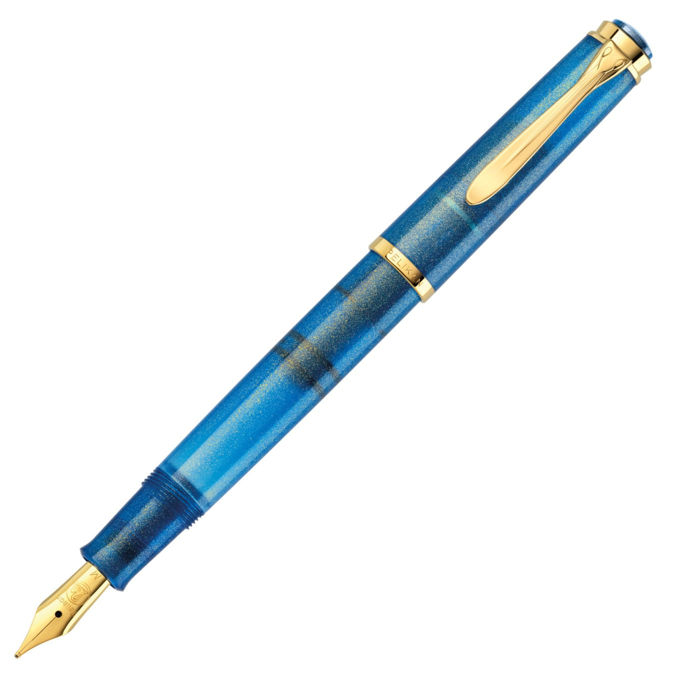 Pelikan Classic M200 Golden Lapis Fountain Pen Special Edition