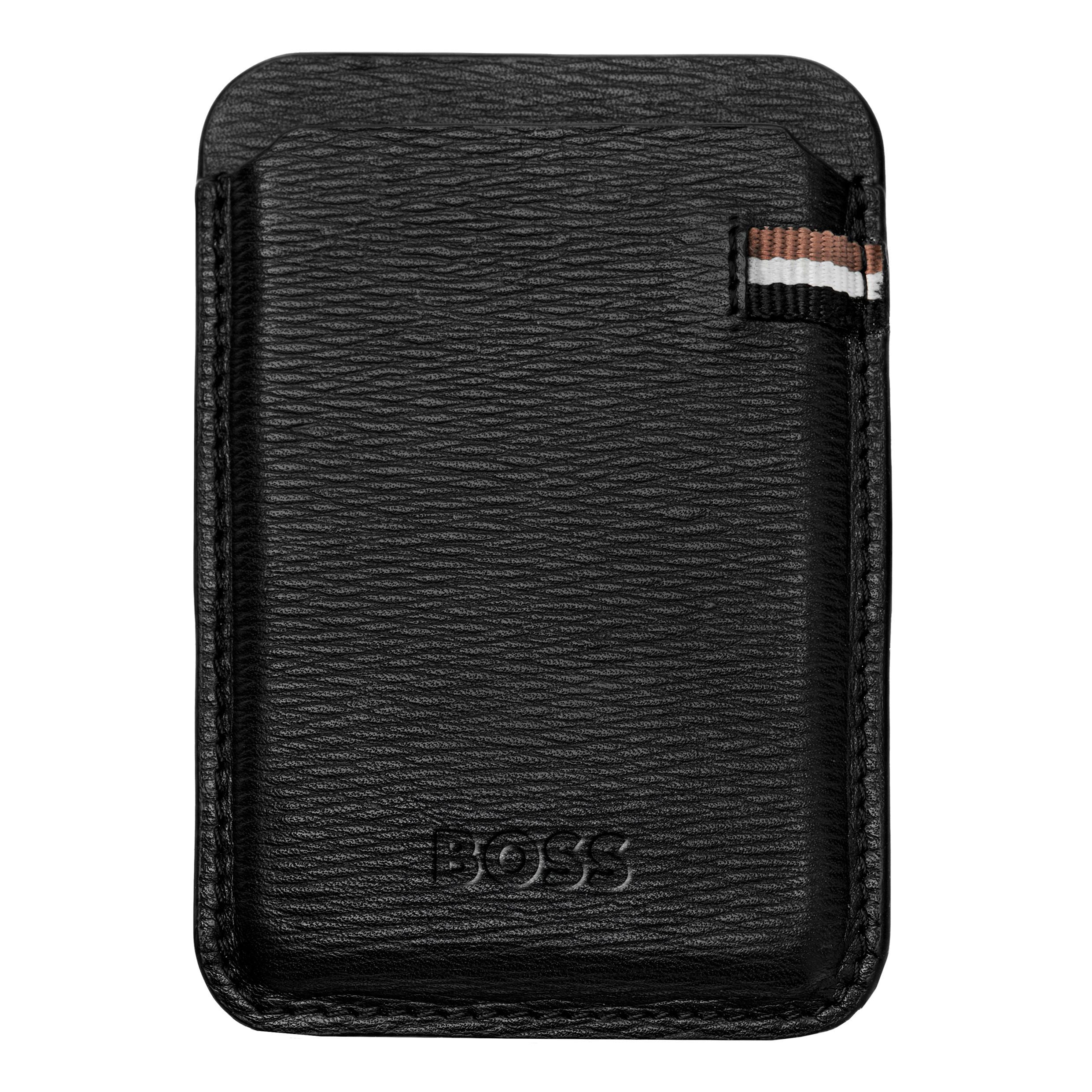 Hugo Boss Iconic Black Card Holder with Magnet Mobile – missing