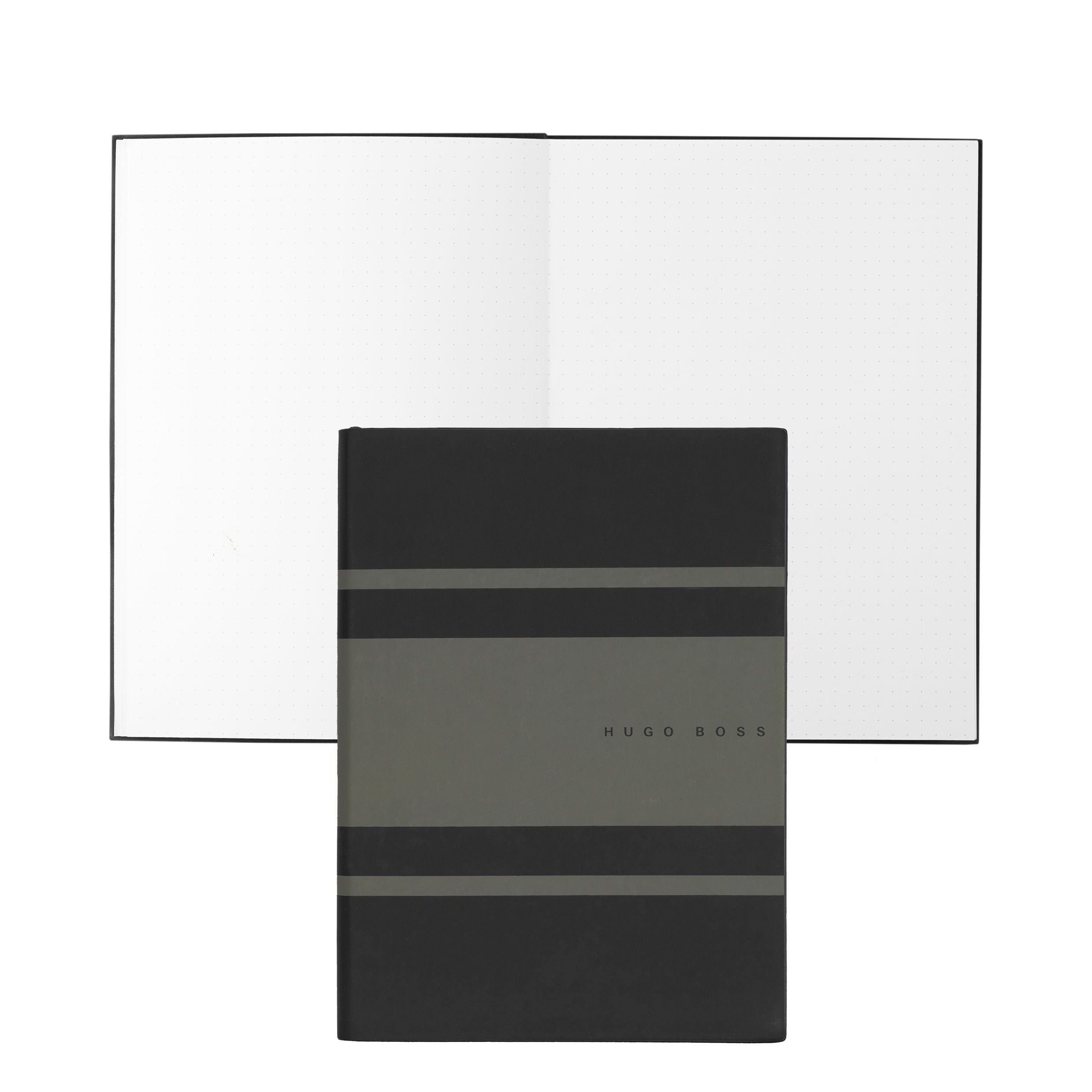 Hugo Boss Essential Gear Matrix Khaki Dots Notebook A5 –