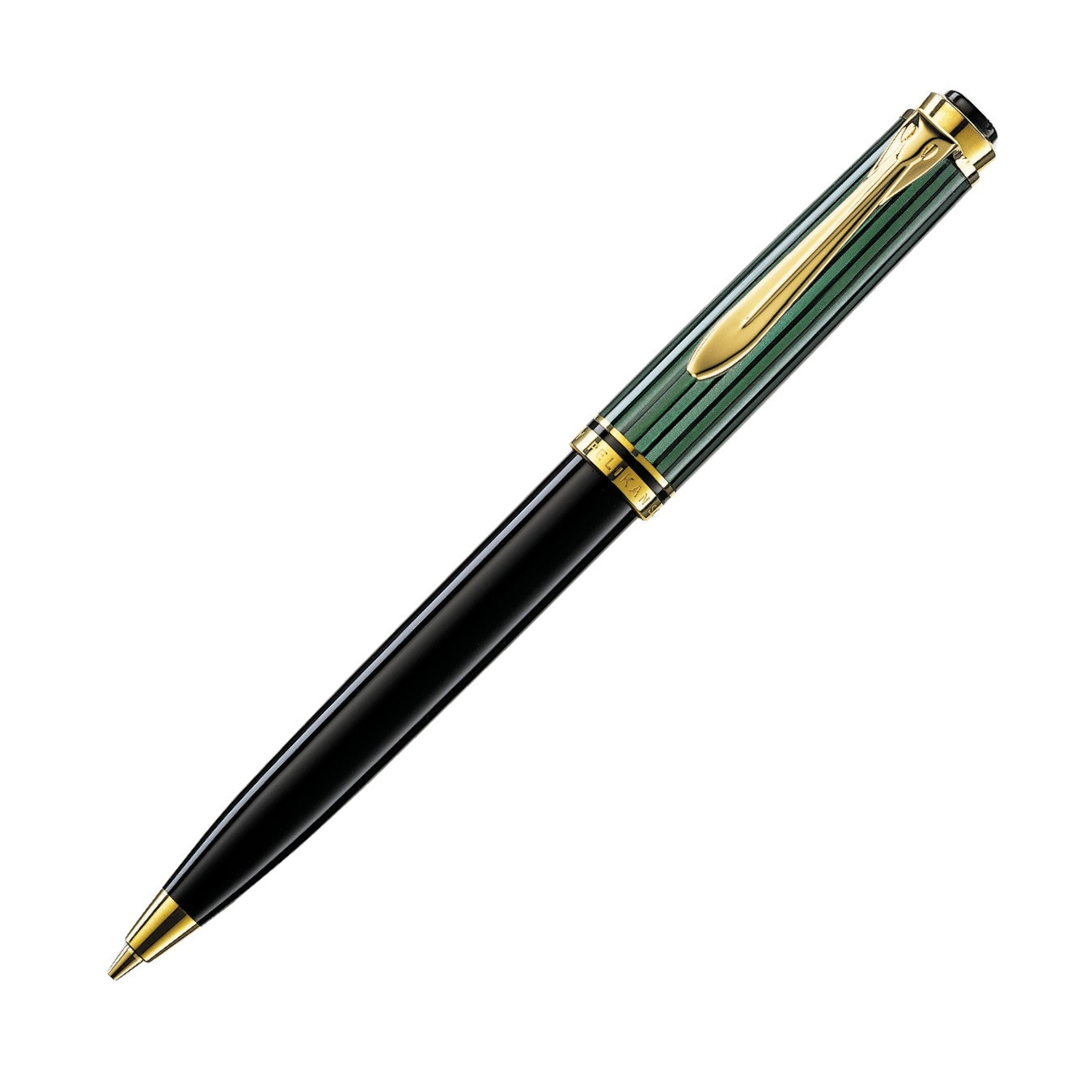 筆記具 PELIKAN Souveran D300 GREEN-STRIPE Pelikan Souverän® D300 Black-Green Mechanical Pencil 0.7 mm