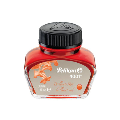 Botella de tinta roja brillante Pelikan 4001® de 30 ml