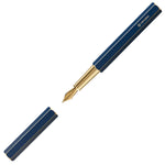 Ystudio Classic Revolve Blue Fountain Pen