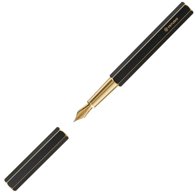 Pluma estilográfica Ystudio Classic Revolve negra