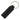 Hugo Boss Edge Iconic Black Key ring