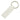 Hugo Boss Edge Iconic White Key ring