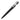 Hugo Boss Gear Pinstripe Black / Chrome Ballpoint Pen