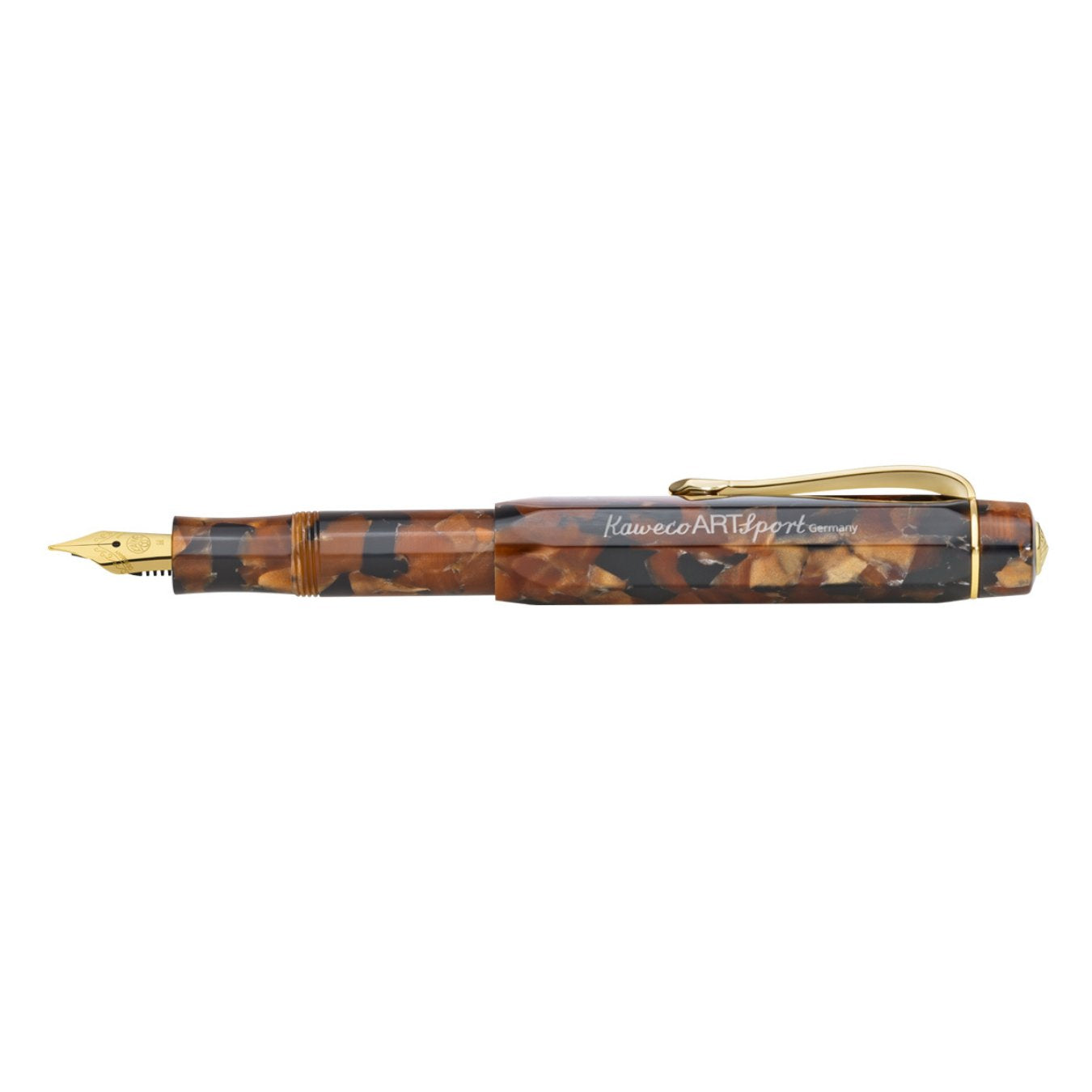 Kaweco ART SPORT Füllhalter Hickory Brown aus Acryl - Letter & Co Kaweco ART SPORT Füllhalter Hickory Brown aus Acryl - Letter & Co