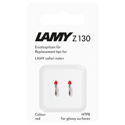Puntas de repuesto LAMY Z 130 rojas para safari note+