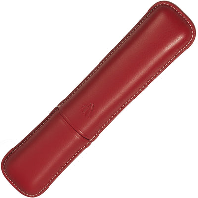Recife Leder Hartschalenetui Riviera Rot für 1 Stift