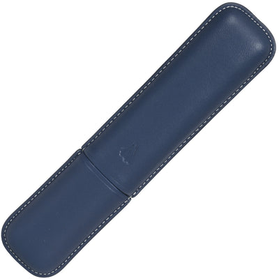 Recife Leder Hartschalenetui Riviera Blau für 1 Stift