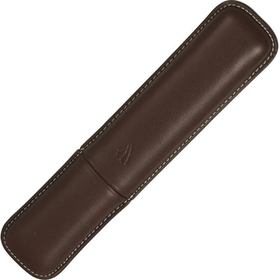 Recife Leder Hartschalenetui Riviera Chocolate für 1 Stift