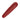 Recife Leather Pen Pouch Riviera Red - Small
