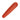 Recife Leather Pen Pouch Riviera Orange - Small