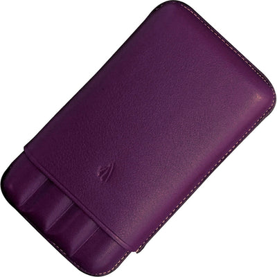 Recife Leder-Stiftetui Riviera Violett für 4 Stifte