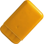 Recife Leather Pen Case Riviera Safran for 4 Pens