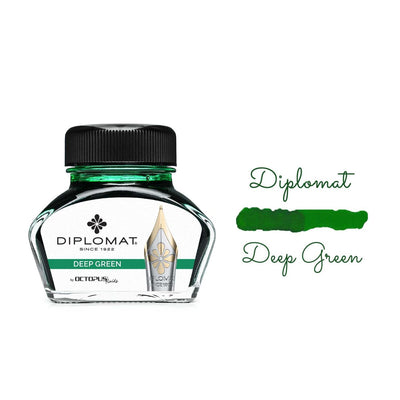 Diplomat Tintenflasche 30 ml – Tief Grün