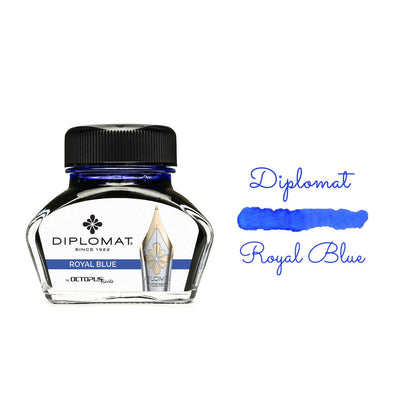 Diplomat Tintenfass 30 ml – Königsblau