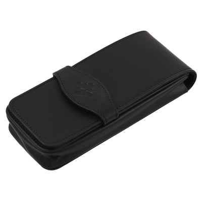 Diplomat Leather Pen Case Black for 4 Pens