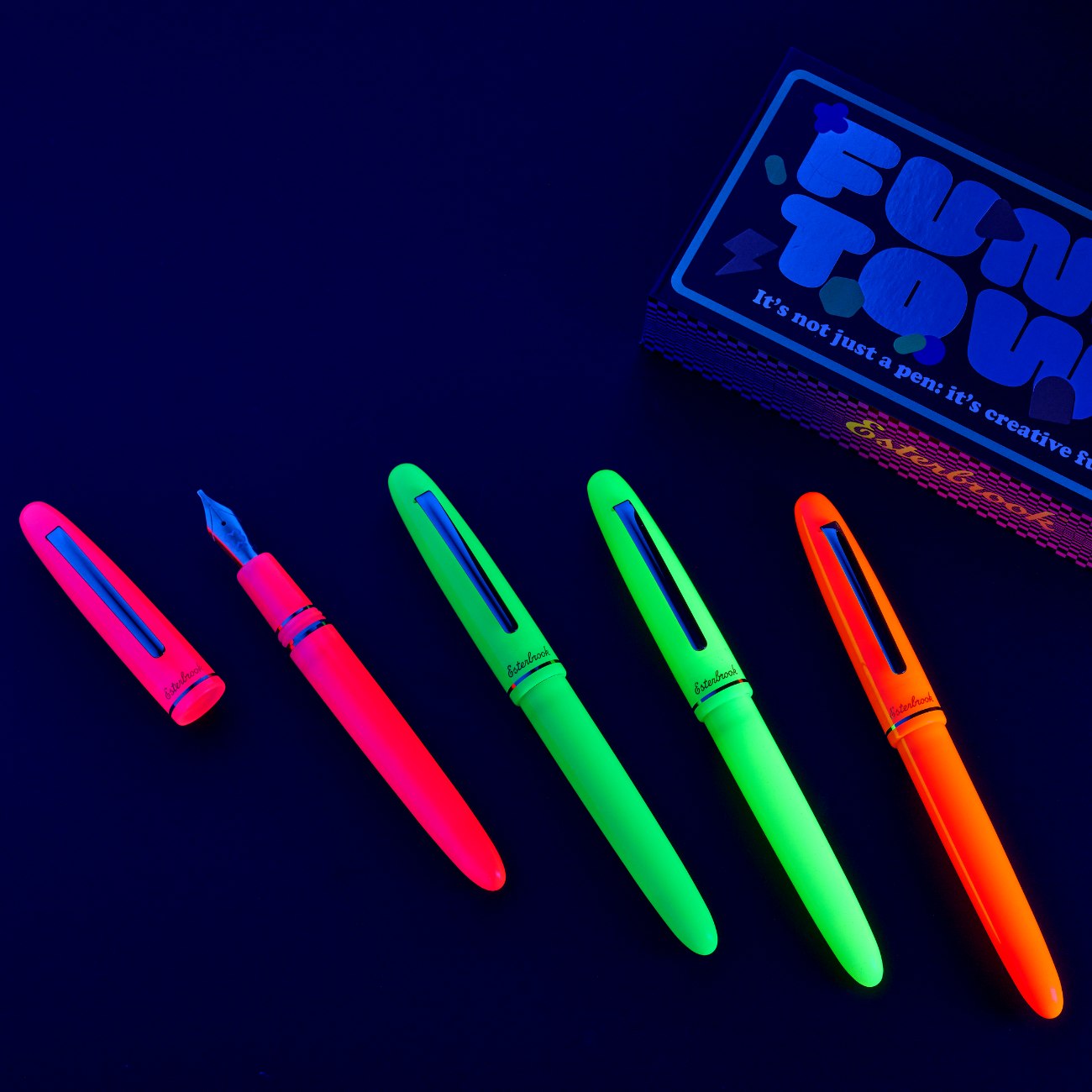 Funky Pens Esterbrook Estie Funky Town Green Fountain Pen - Special Edition ...
