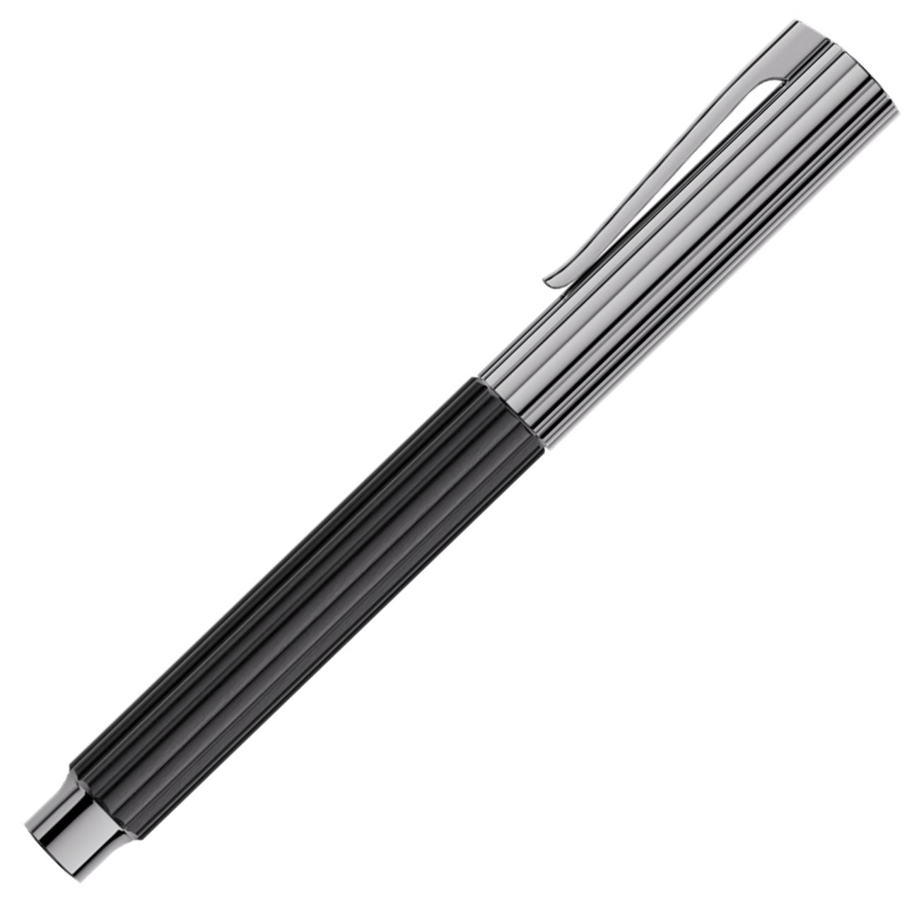Graf Von FABER-CASTELL Classic Füllfederhalter – Schaft Aus Ebenholz, 18 Karat Bicolor Goldfeder M, Handgefertigt In Deutschland