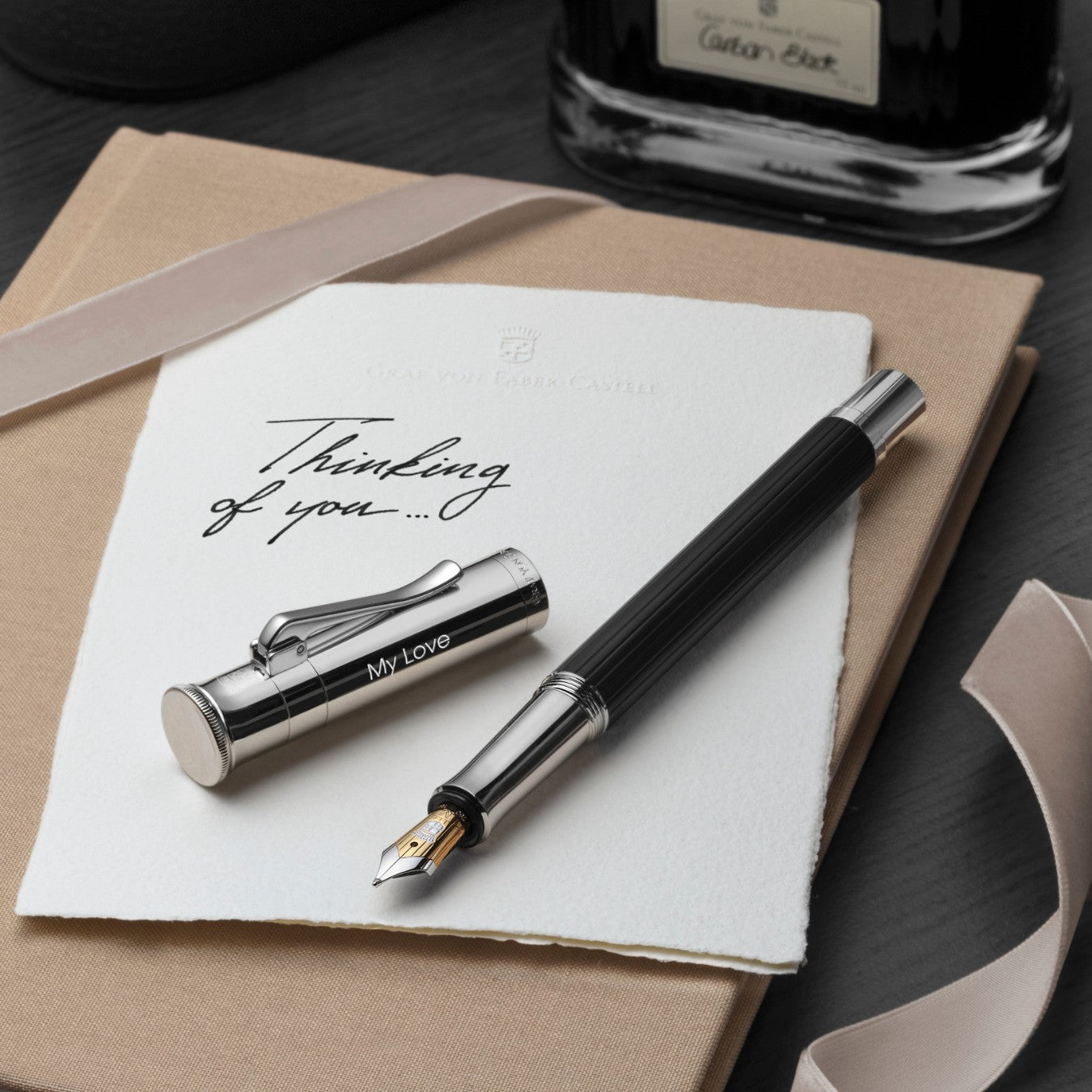 Graf von Faber-Castell Classic Fountain Pen – Ebony – missing-pen.com