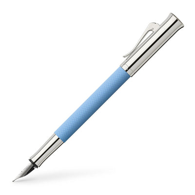 Graf von Faber-Castell Guilloche Gulf Blue Füllfederhalter, 18K Goldfeder