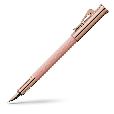 Graf von Faber-Castell Guilloche Rose Blush Füllfederhalter, 18 Karat Goldfeder