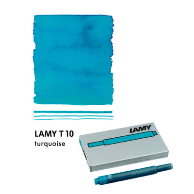 LAMY T10 Turquoise Ink Cartridges 5-pack