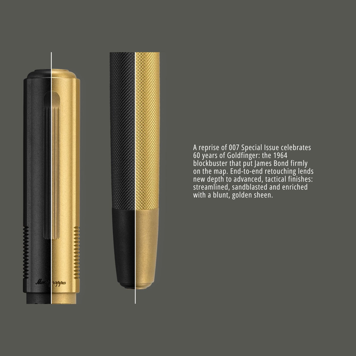 007 Exploding Pen Montegrappa 007 Goldfinger Special Issue Fountain Pen - Limited Editio ...