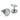 Montegrappa Classico Stainless Steel & White Mother of Pearl Cufflinks