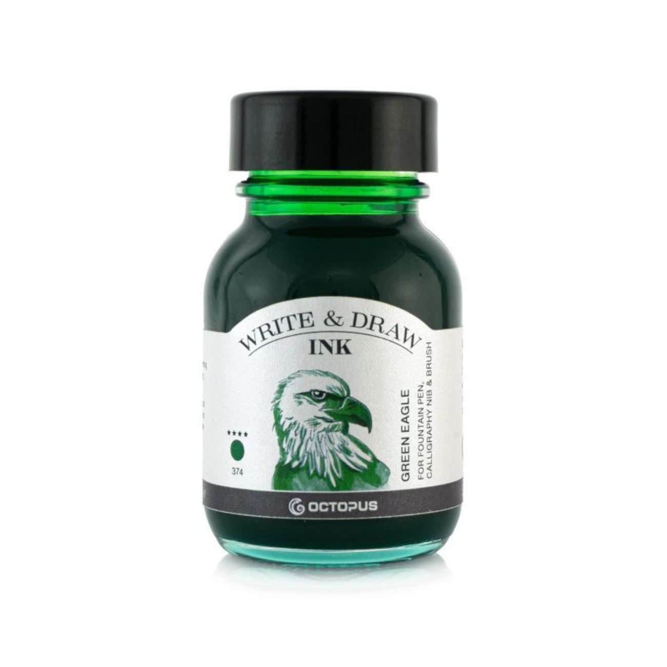 Octopus Write & Draw Ink 50 ml - 374 Green Eagle – missing-pen.com