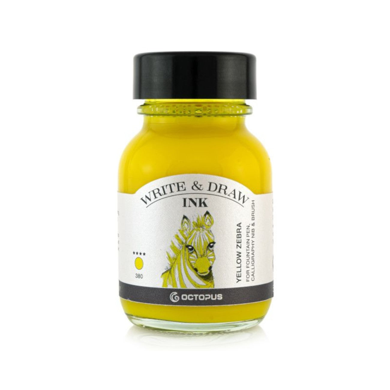 Octopus Write & Draw Ink 50 ml - 380 Yellow Zebra – missing-pen.com