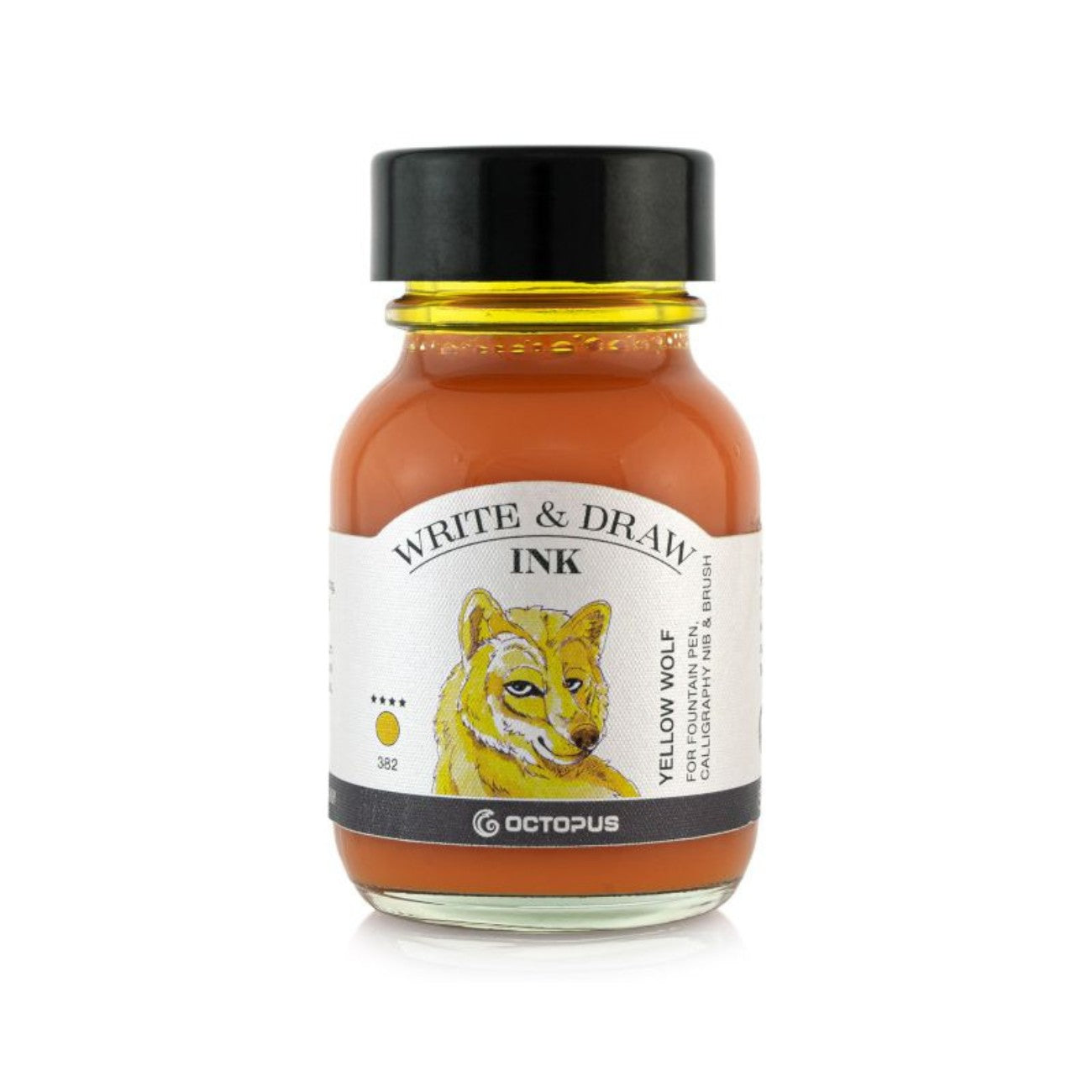 Octopus Write & Draw Ink 50 ml - 382 Yellow Wolf – missing-pen.com