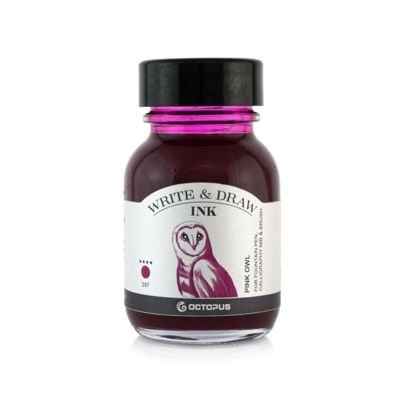 Octopus Write Ink Octopus Write & Draw Ink 50 ml - 397 Pink Owl – missing-pen.com