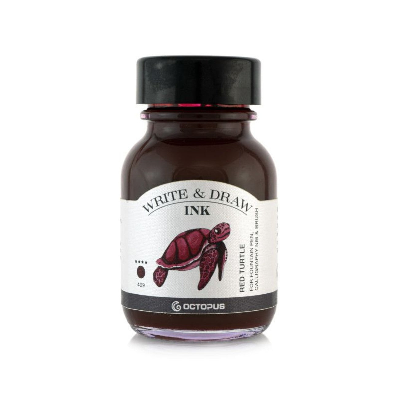 Octopus Write & Draw Ink 50 ml - 409 Red Turtle – missing-pen.com