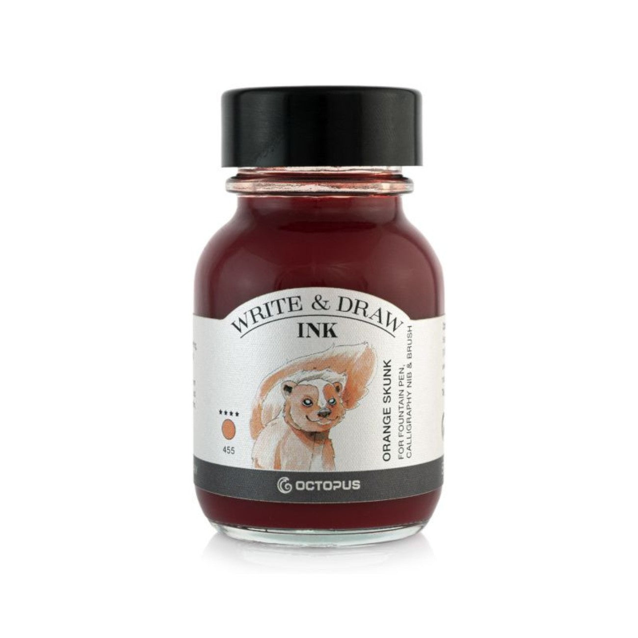 Octopus Write Ink Octopus Write & Draw Ink 50 ml - 455 Orange Skunk – missing-pen.com