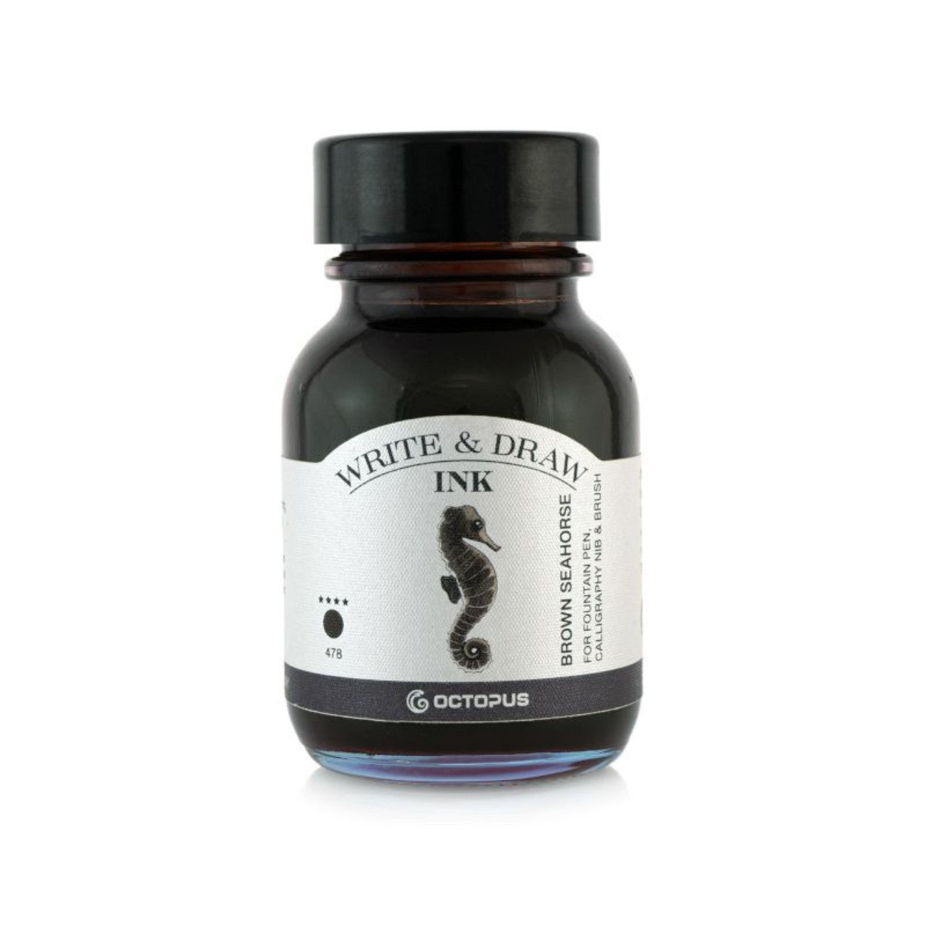Octopus Write & Draw Ink 50 ml - 478 Brown Seahorse – missing-pen.com