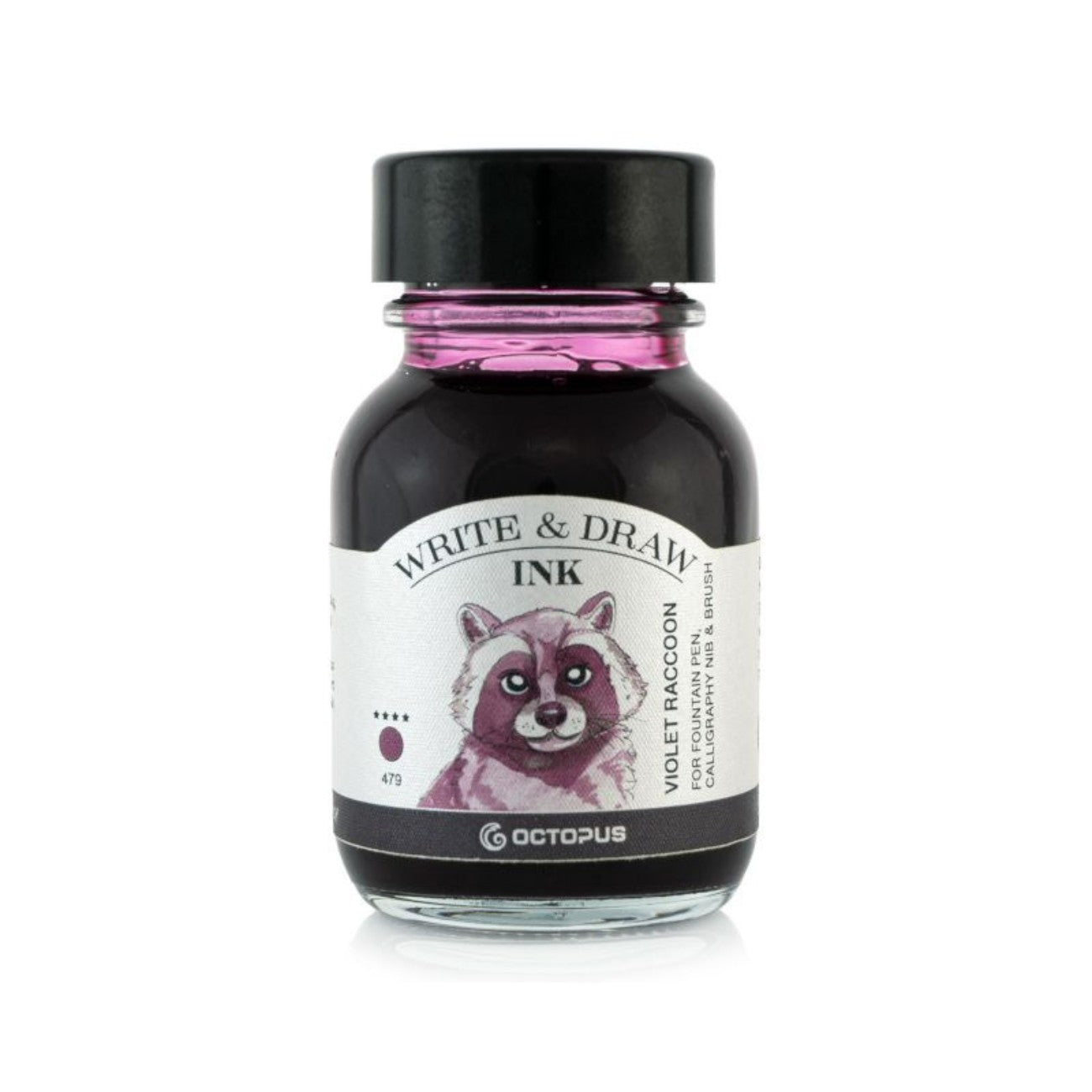 Octopus Write & Draw Ink 50 ml - 479 Violet Raccoon – missing-pen.com