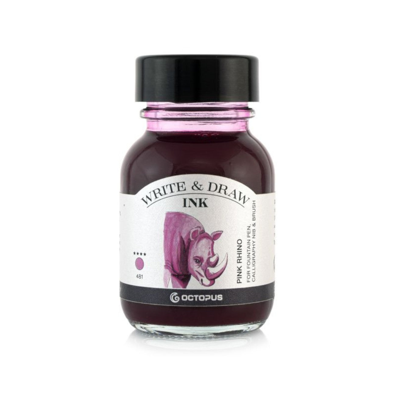 Octopus Write & Draw Ink 50 ml - 481 Pink Rhino – missing-pen.com