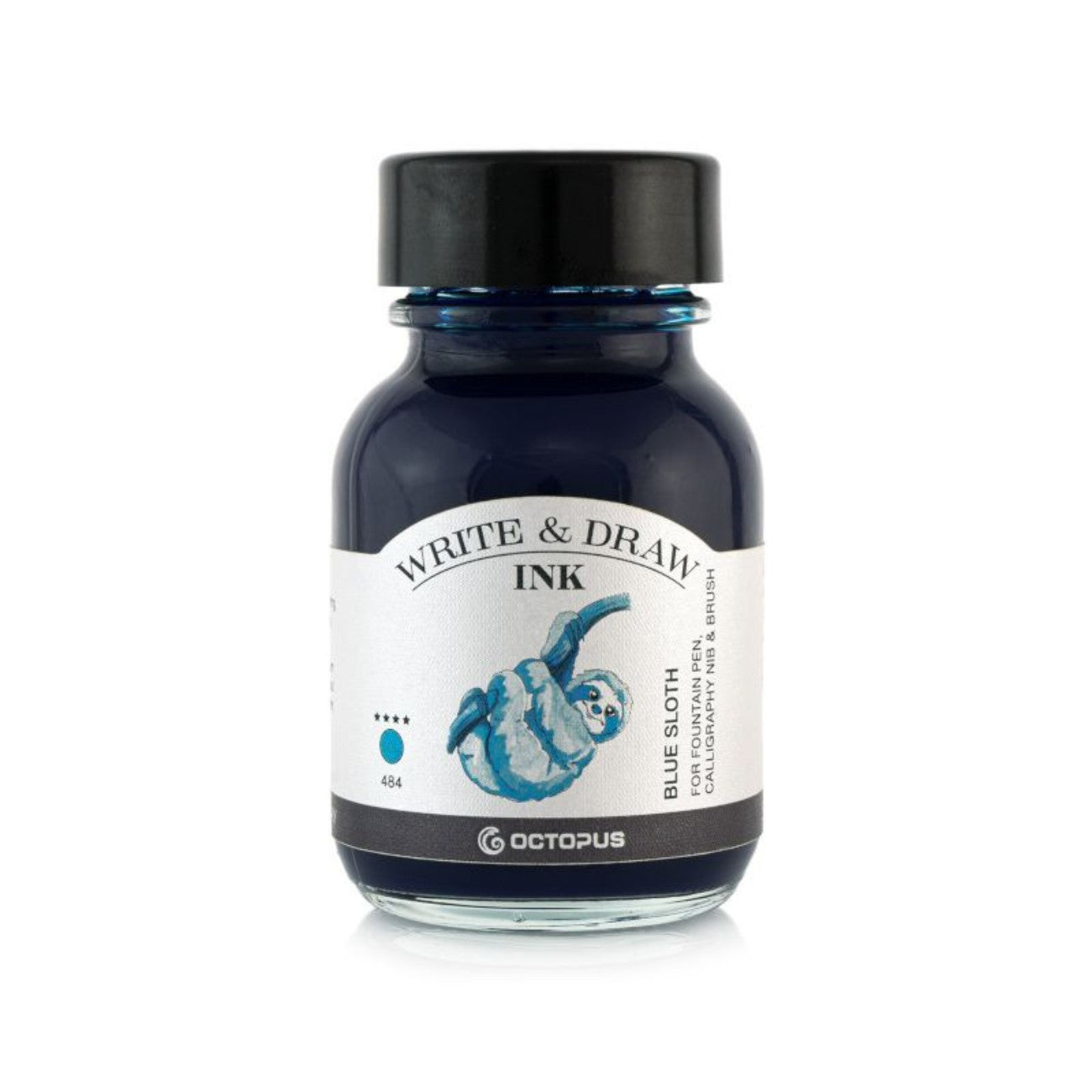 Octopus Write & Draw Ink 50 ml - 484 Blue Sloth – missing-pen.com
