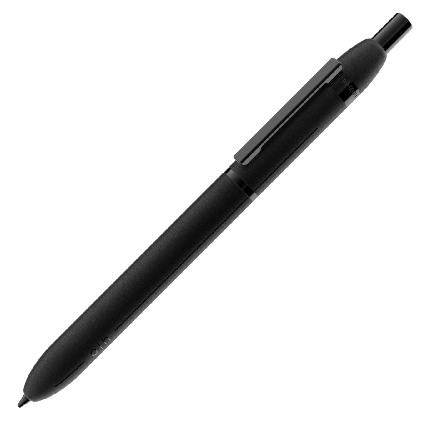 Otto Hutt Vulpen Allblack D03 messing/staal zwart 14 cm, lijndikte F Otto Hutt Vulpen Allblack D03 messing/staal zwart 14 cm, lijndikte F