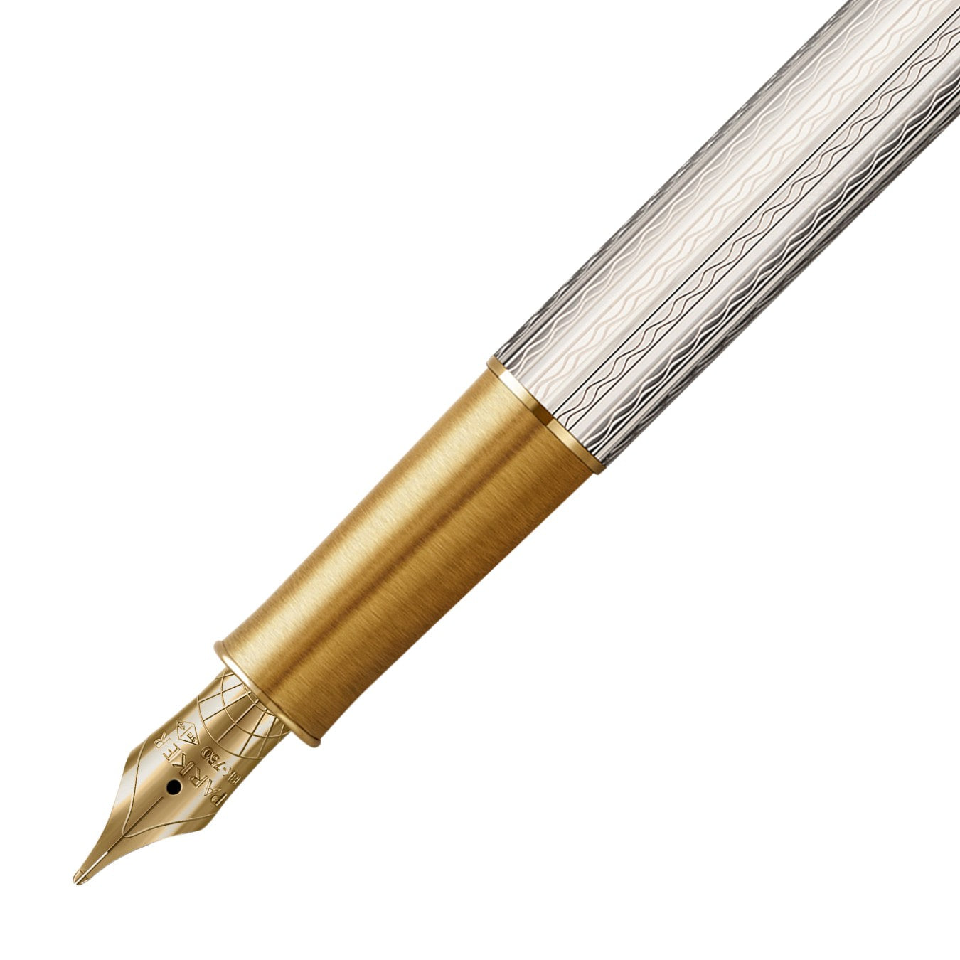 Parker Sonnet Premium Silver Mistral Fountain Pen – missing