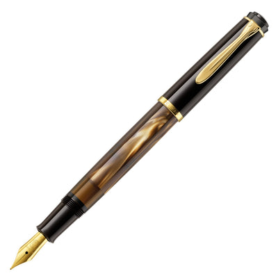 Pelikan Classic M200 Füllfederhalter – Grün Marmoriert, Federstärke EF, Made In Germany