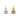 Pelikan Gold & Silver Pen Stand Set
