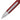 Pluma estilográfica Pilot Capless Rhodium Graphite Red con plumín de oro de 18 quilates