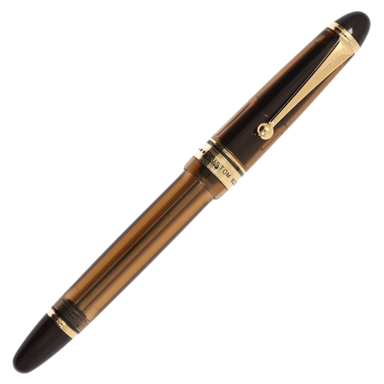 Pluma Estilográfica Pilot Metal Falcon - Punta Fina Suave De 14 Quilates - Color Zafiro - Retráctil
