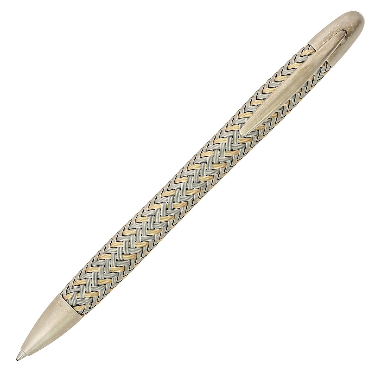 Porsche Design P3110 Tec Flex Silver-Gold Set (ballpoint & pencil