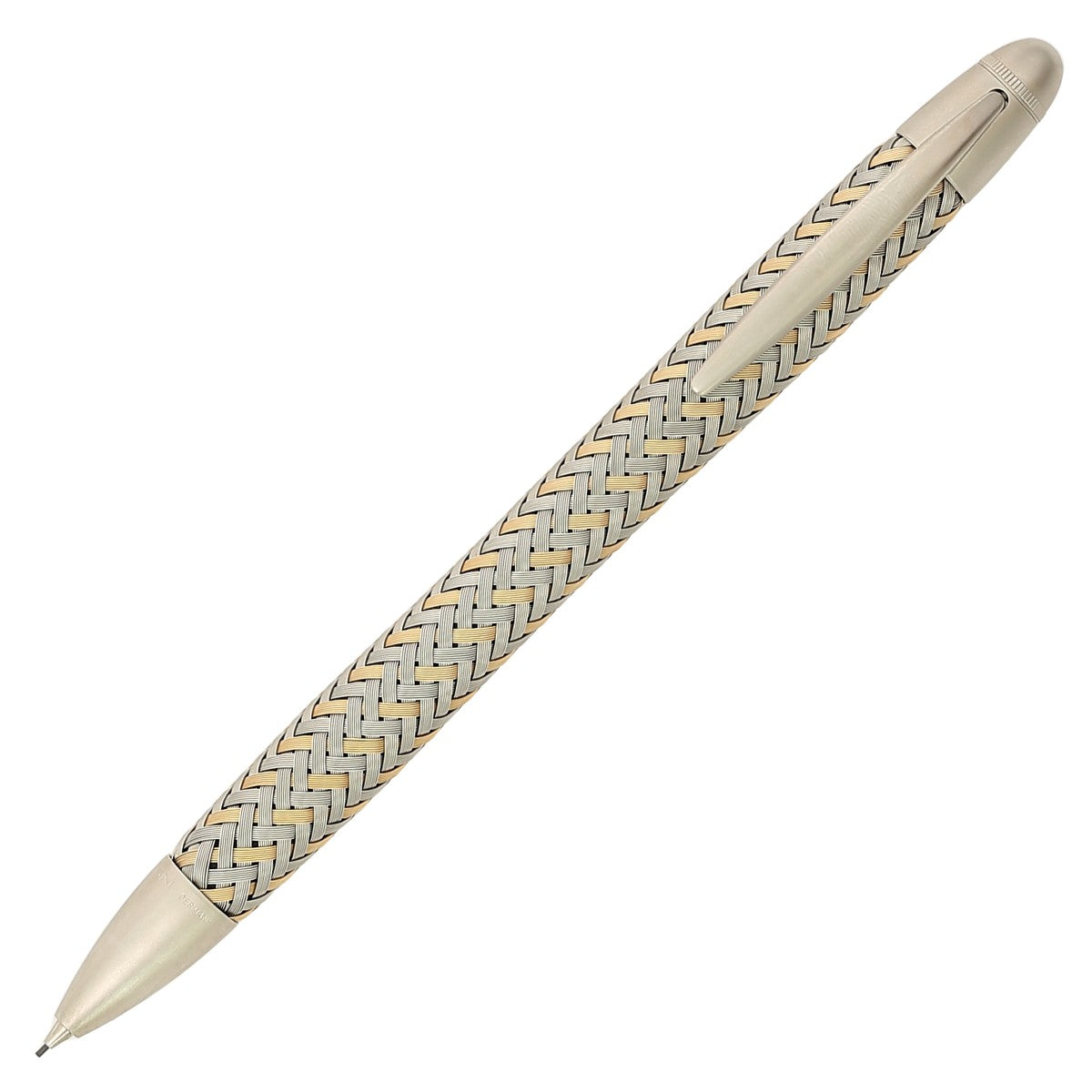Porsche Design P3110 Tec Flex Silver-Gold Set (ballpoint & pencil
