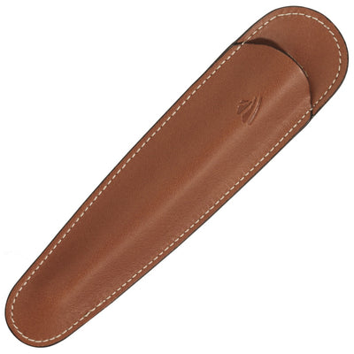Estuche para bolígrafos de cuero Recife Riviera Cognac - Grande