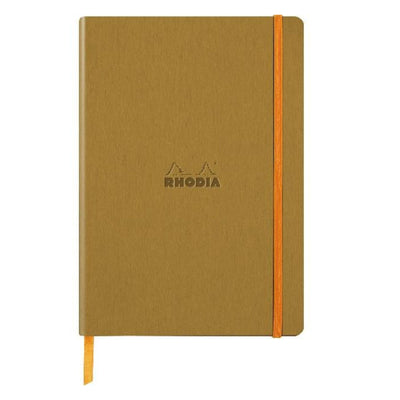Rhodia Rhodiarama Softcover Notebook DIN A5 – Gold